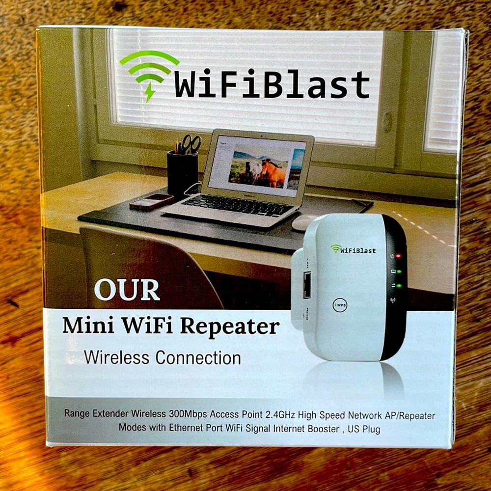 WiFi Blast Mini Wifi Repeater New in Box
